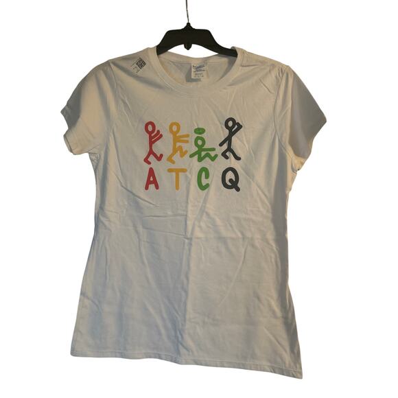 NWT Port & Company Women's White T Shirt A Tribe Called Quest Size Small - Picture 1 of 5